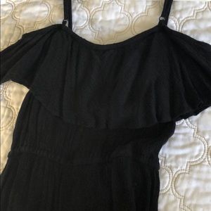 Old navy black off the shoulder summer romper